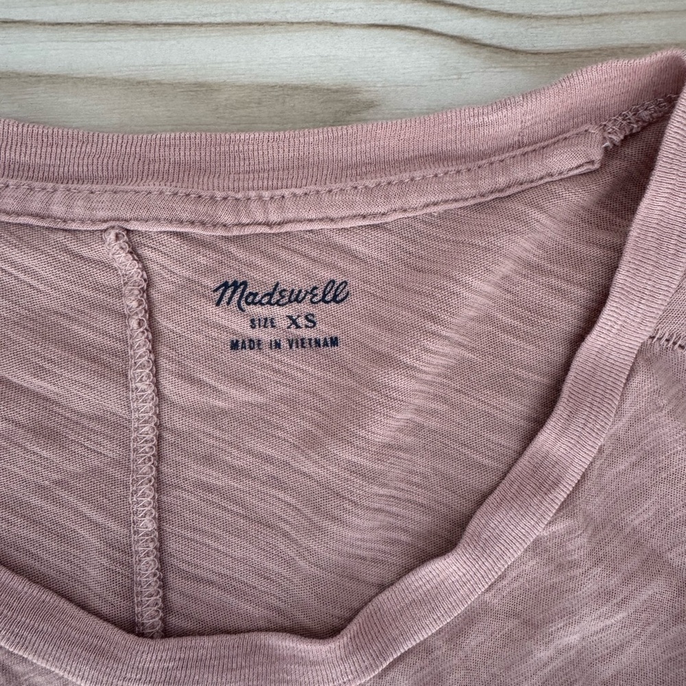 Madewell girls long sleeve top size XS.